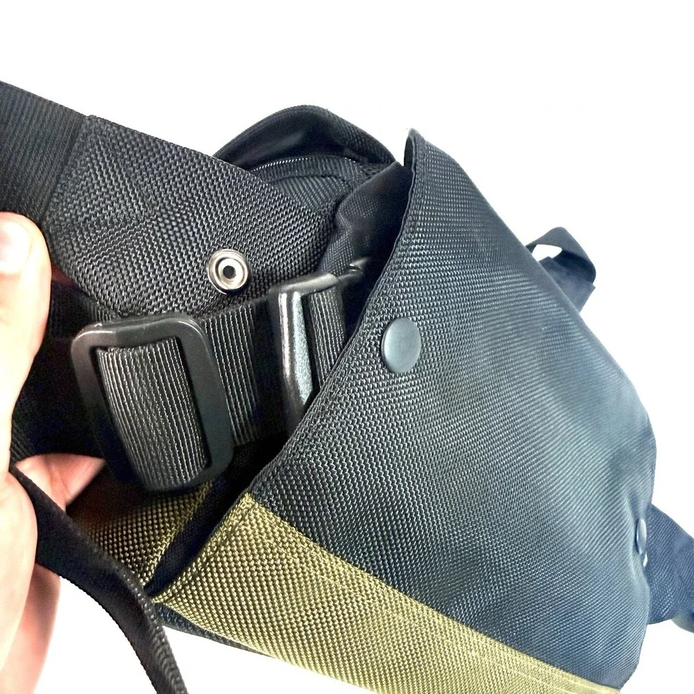 Canon 100EG DSLR Camera Gadget Bag Black Olive Shoulder Waist Belt Case